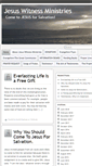 Mobile Screenshot of jesuswitnessministries.com